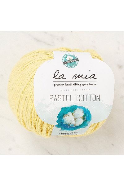 SAVA HOME COLLECTİON La Mia Pastel Cotton Yellow Hand Knitting Yarn - L183 - 33959
