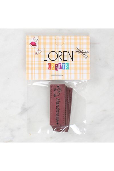 SAVA HOME COLLECTİON Loren Crafts 5 τεμαχίων χειροποίητο δερμάτινο σημάδι - 1556