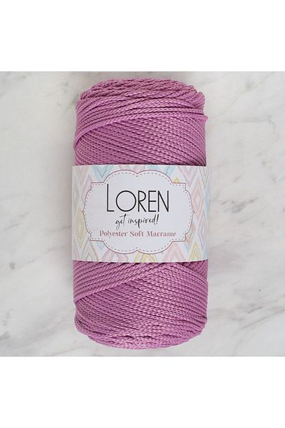 SAVA HOME COLLECTİON Loren Polyester Soft Macrame Dusty Rose Πλεκτό Χειρός - LM021 - 34450
