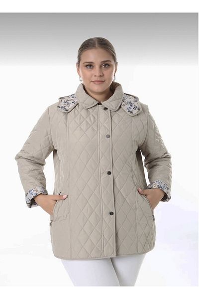 GLR&GYM To My Women's Plus Size Seasonal Cotton Lined Quilted Coat