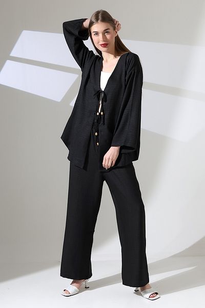 ensade Woven Double Set - Lace-Up