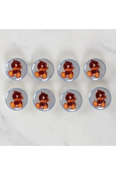 SAVA HOME COLLECTİON 8 Pack Duck Buttons