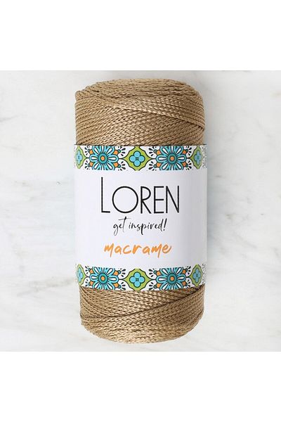 SAVA HOME COLLECTİON Loren Macrame Milk Coffee Πλεκτό νήμα - RM 041 - 34328