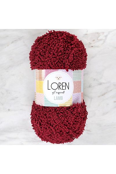 SAVA HOME COLLECTİON Πλεκτό νήμα Loren Lamb Plum - R014