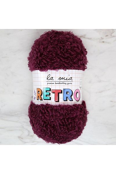 SAVA HOME COLLECTİON La Mia RETRO Μωβ Πλεκτό Κλωστή - LM5131