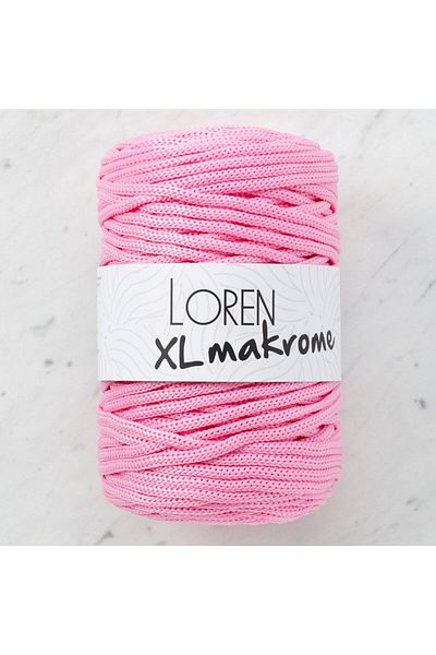SAVA HOME COLLECTİON Loren XL Macrame Pink Hand Knitted Twine - R047 - 33712