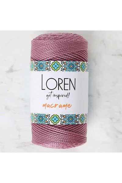 SAVA HOME COLLECTİON Loren Macrame Dusty Rose Πλεκτό νήμα χειρός - RM 090 - 34333
