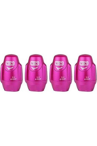CALRADİA Sbl E-Bot Pencil with Eraser Metallic Pink Set of 4 Sblshp 1064356