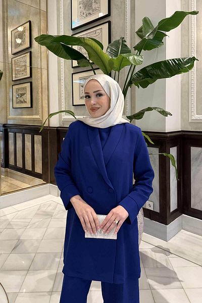Melike Tatar Saks Jumpsuit with Jacket 32-9357-2
