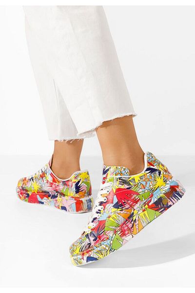 B T Shoes Sneakers Dama Splash Multicolori