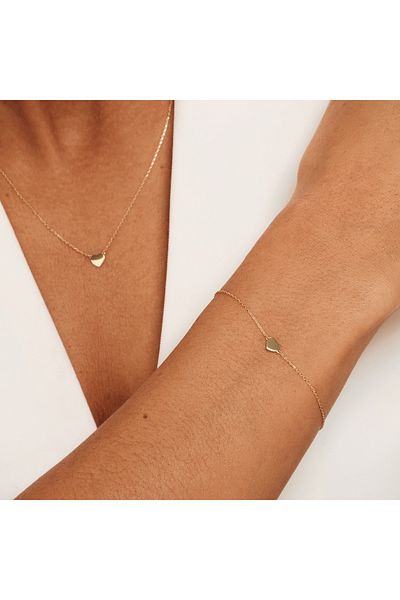 Isabel Bernard Cadeau D'isabel 14 Karat | Gold Halskette Und Armband Geschenksets Ib90062