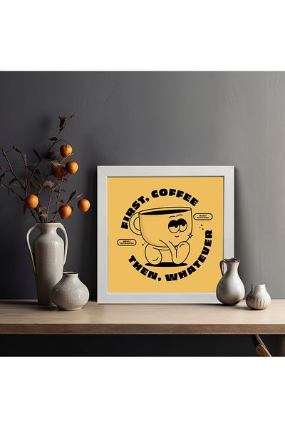 HOMEPACK Single Wooden Framed Painting One Piece Poster Painting Ktc/017