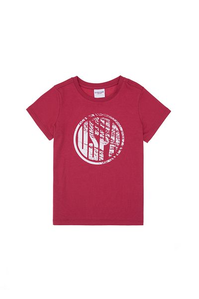 U.S. Polo Assn. Boy's Cherry Basic Crew Neck T-Shirt 50306514-Vr223
