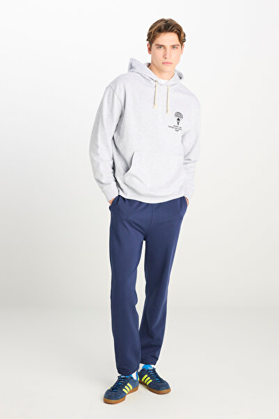 Lee Regular Fit Normal Kesim Normal Bel Ribanalı Paça Lacivert Sweatpant Jogger