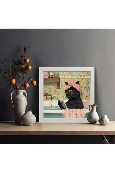 HOMEPACK Single Wooden Framed Painting One Piece Poster Painting Ktc/023