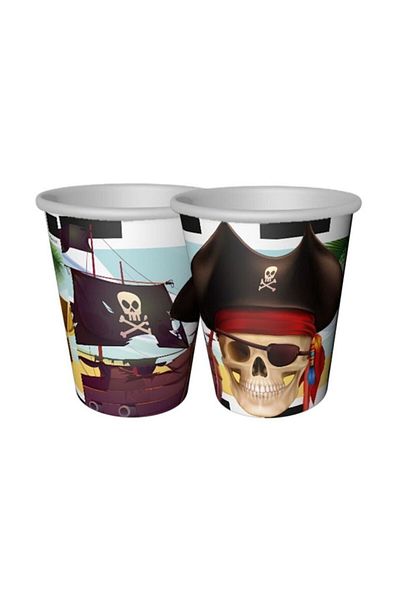 Ege Pastacılık Pirate Theme Treasure Chest Cup 8 Pieces
