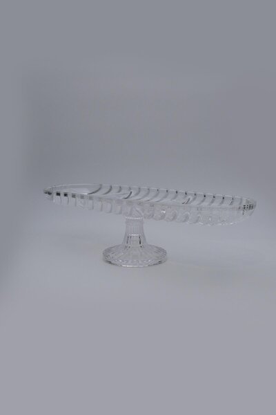 YAPIYORSUN 3-Eye Fish Boat Plate with Glass Legs