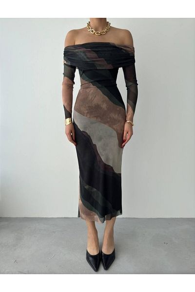 Kokosh moda Φόρεμα από τούλι με γιακά Sevilla Madonna