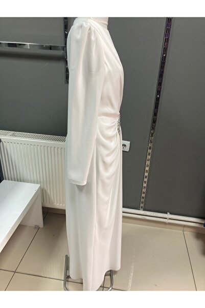 Tuay Tesettür taş detaylı nikah ve söz abiyesi