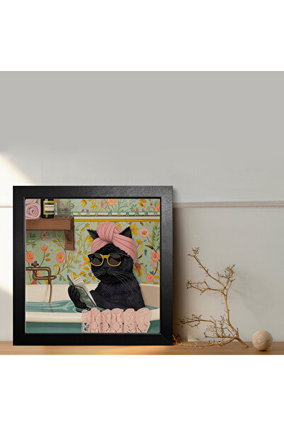 HOMEPACK Tekli Ahşap Çerçeveli Tablo Tek Parça Poster Tablo KTC/023