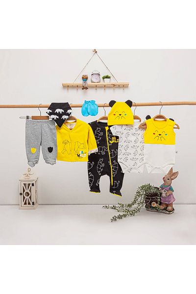 imajbebe طقم بدلة رجالية مكونة من 8 قطع من Be Be Bear