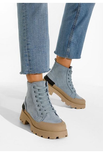 B T Shoes Ghete Sport Dama Albastre Serrena
