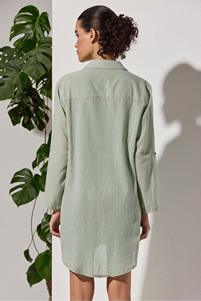 White By Nature Green Women's Shirt - Crown Sile Cloth Design