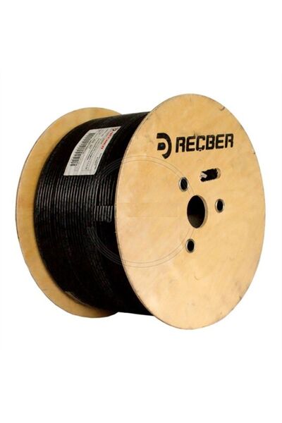 REÇBER كابل شبكة Reçber 506025 SL400 U23 متوافق مع PE 4X2X23 AWG CAT6 UTP PE 500Mt خارجي