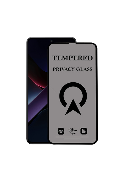KZY İletişim Xiaomi Poco X7 Pro ile Uyumlu Tam Kaplayan Privacy Hayalet Tempe...