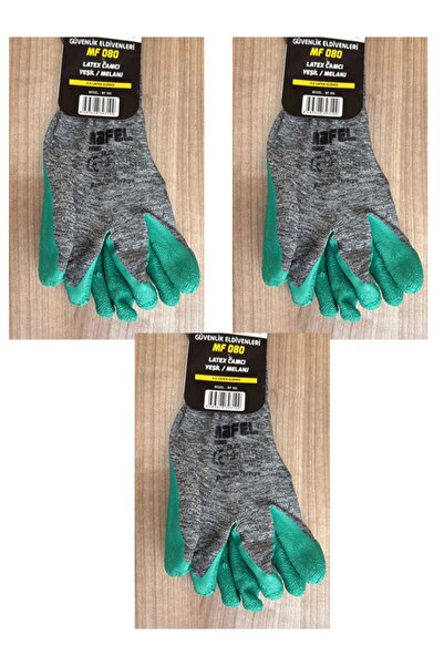 BAUWELT Mafel Lateks Camcı İş Eldiveni MF080 3 Çift 10XL
