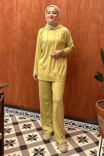 Ovn. Goblin Hooded Comfortable Set - Lime