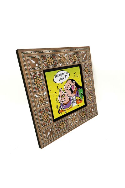 Sadrazam Haagse Harry Olanda Desen animat Personaj Imprimat MDF Masă 20x20 Krg-44