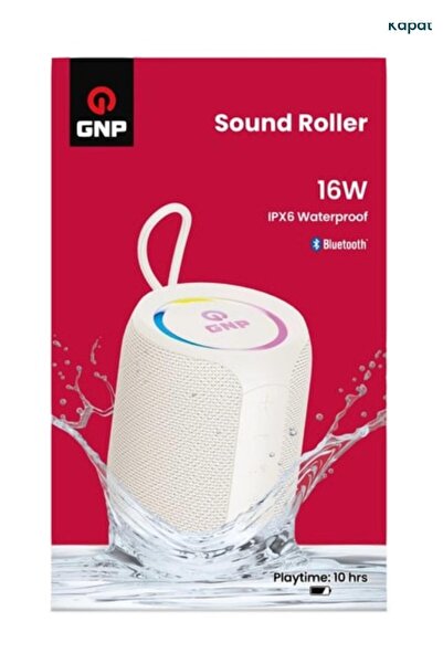 GNP Sound Roller Bluetooth Hoparlör Beyaz