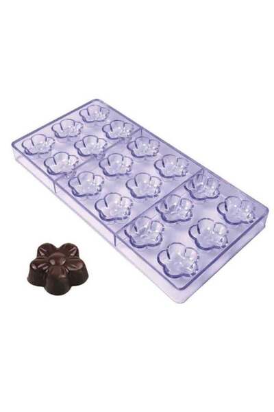 Epinox Çikolata Kalıbı - Polikarbon - Çiçek 27.5x13.5