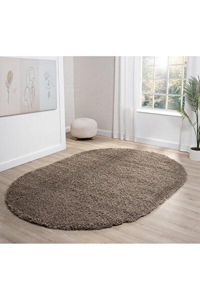 CASERA HOME Victoria Collection Bej Yumuşak Peluş Shaggy Modern Dokuma Çocuk,...