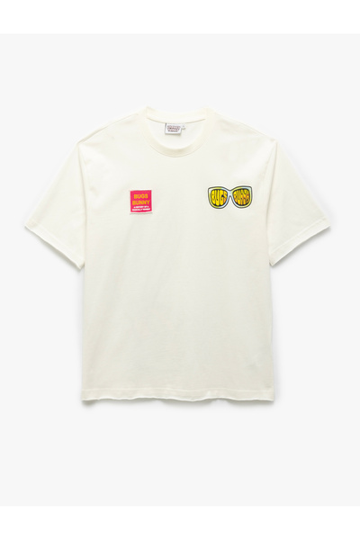 Koton Μπλουζάκι Bugs Bunny με κοντό μανίκι με λαιμόκοψη με στάμπα στην πλάτη