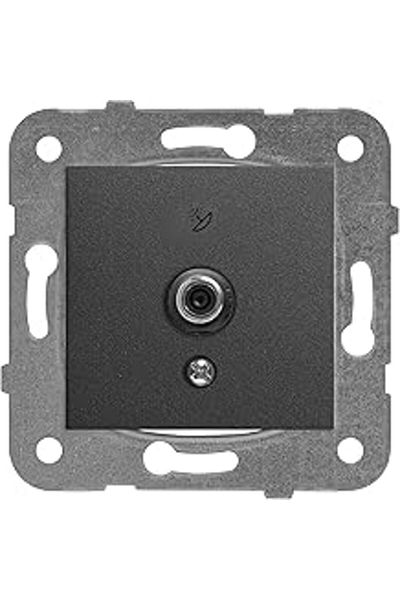 VİKO Viko novella trenda smoked f connector 10 db mechanism, button cover satellite socket