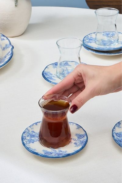 Karaca Mireya 12 Piece Tea Set for 6 People