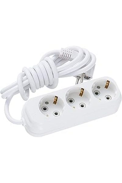 STOREMAX Eco group triple grounded cord 2m.
