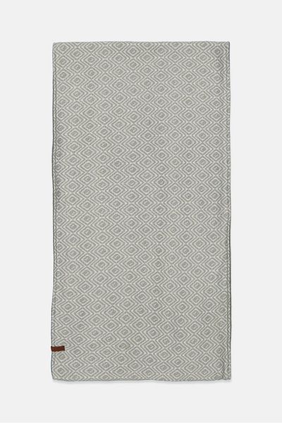 Tchibo Women Knitted Fleece Loop Scarf 55 L X 38 W Cm, Grey