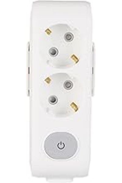STOREMAX Dliashop Multi-Let Double Socket Switched Grounded Child Proof Terminal Block (Wireless) Lifestatio