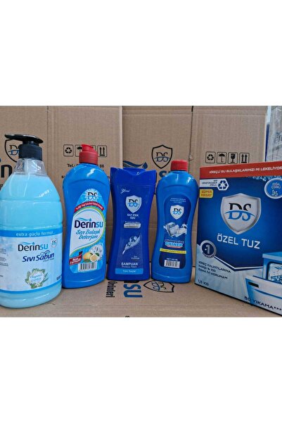 DERİNSU KİMYA صابون - ملح - منظف - بارلاسي - سوم 1 لتر، 1.5 كجم، 500 مل