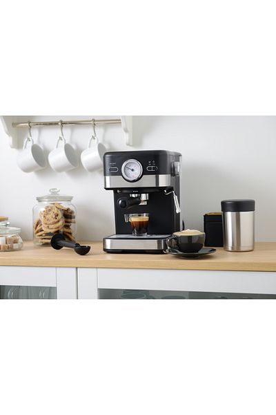 ALSAIF Electric Coffee Maker, 1100w, Black