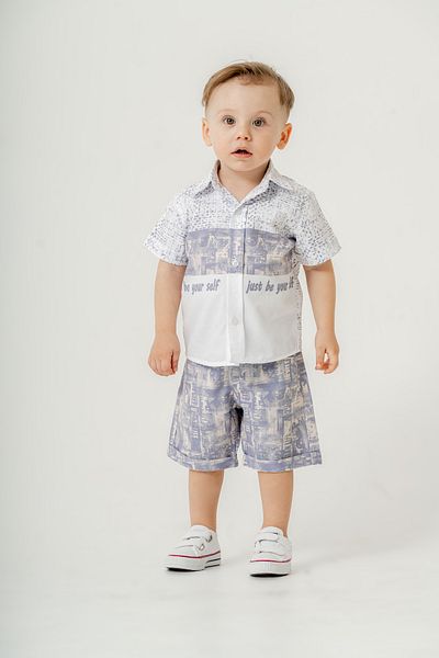 Titimixkids Boy's Shirt and Shorts Suit 9 Months - 4 Years