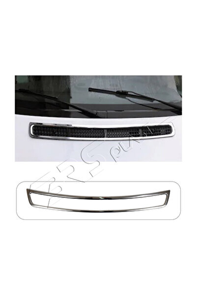 BRSPLAST Ford Transit Uyumlu 2003-2013 Krom Kaput Havalandırma Çerçevesi Pasl...
