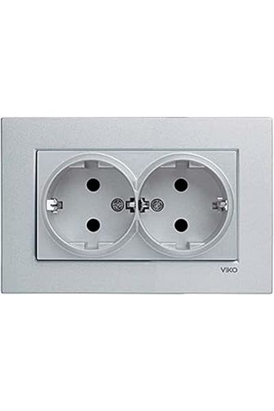 NexGen Htpshopmx Novella Met White Double Earthed Socket Child Protection Str Http 1092444