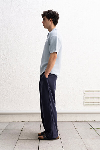 GIESTO ΜΠΛΕ ΜΠΛΟΥΖΑ ΠΛΕΚΤΟ ΠΟΛΟ ΚΟΛΑΡ ΚΟΛΑΡ