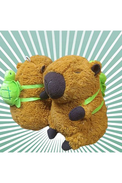 LRS STORE Capybara Plush Toy 24 cm Capybara Figure with Backpack High Quality