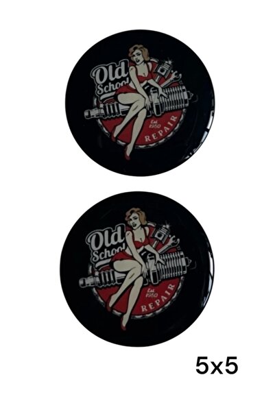 Limitless Design Old school Damla Sticker motorsiklet kask