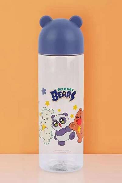 Miniso We Baby Bears Lisanslı Figür Kapaklı Plastik Şişe (500ml)